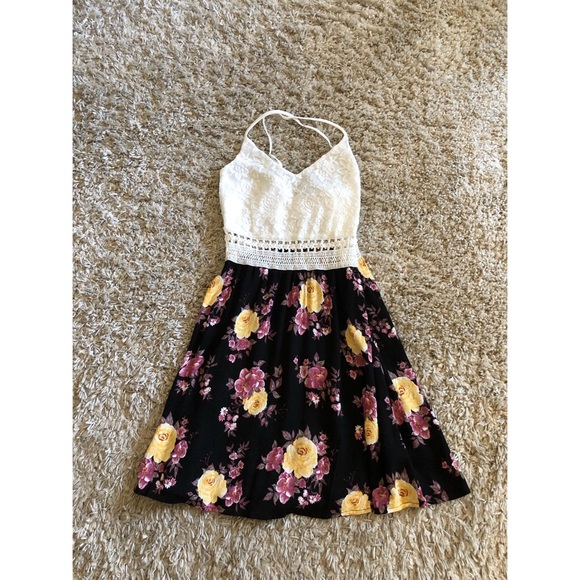 Fit and Flare Floral Dress - Picture 1 of 3